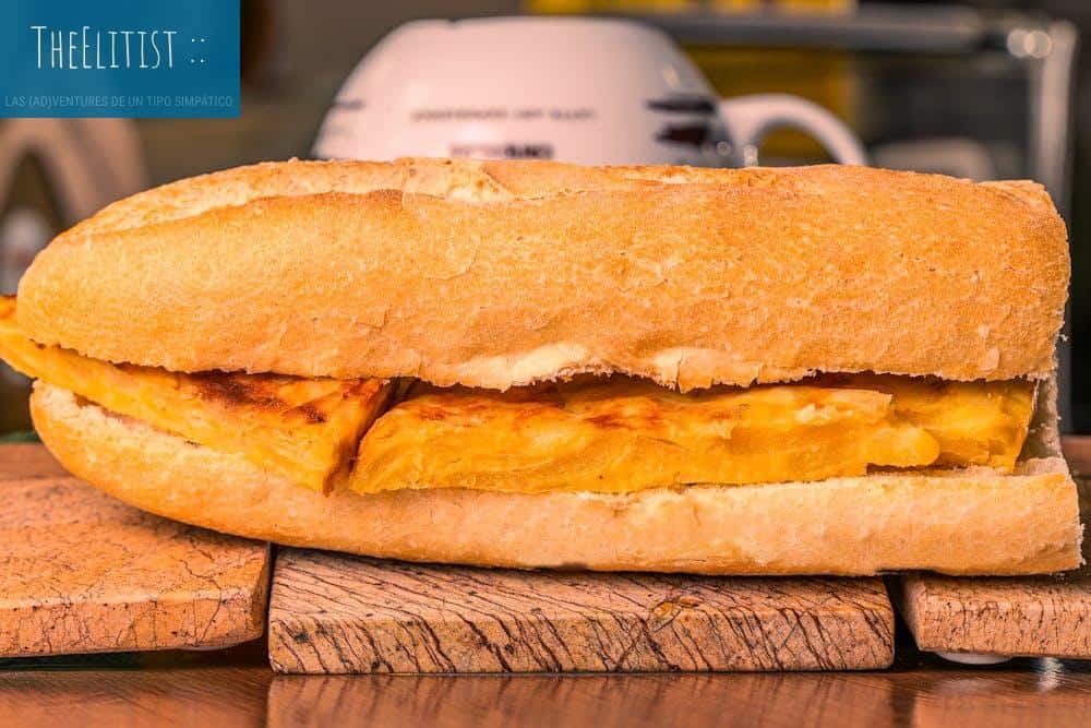 bocadillo de tortilla
